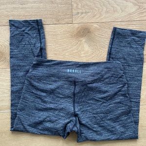 Nobull Project Crop Leggings CrossFit Training Size Medium Heather Gray